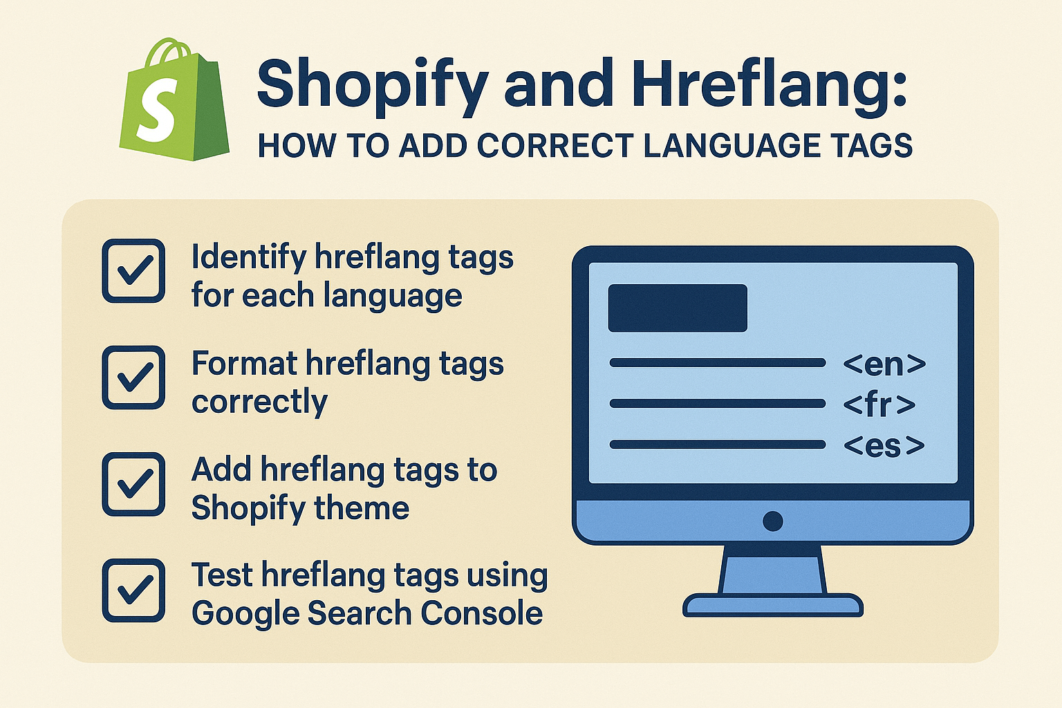 Shopify and Hreflang: How to Add Correct Language Tags