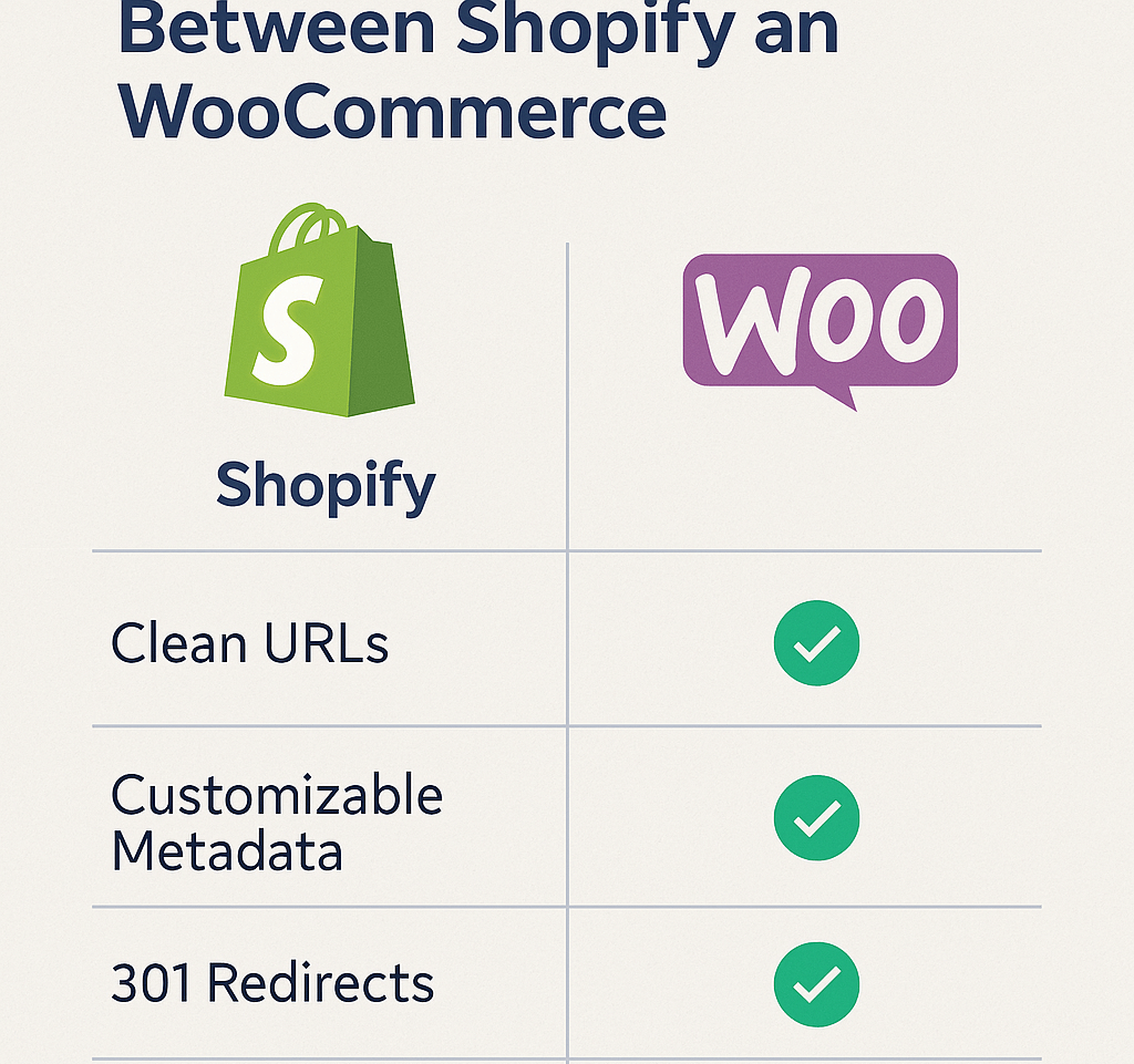 Key Technical SEO Differences Between Shopify and WooCommerce