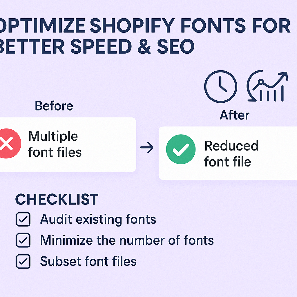 Optimize Shopify Fonts for Better Speed & SEO
