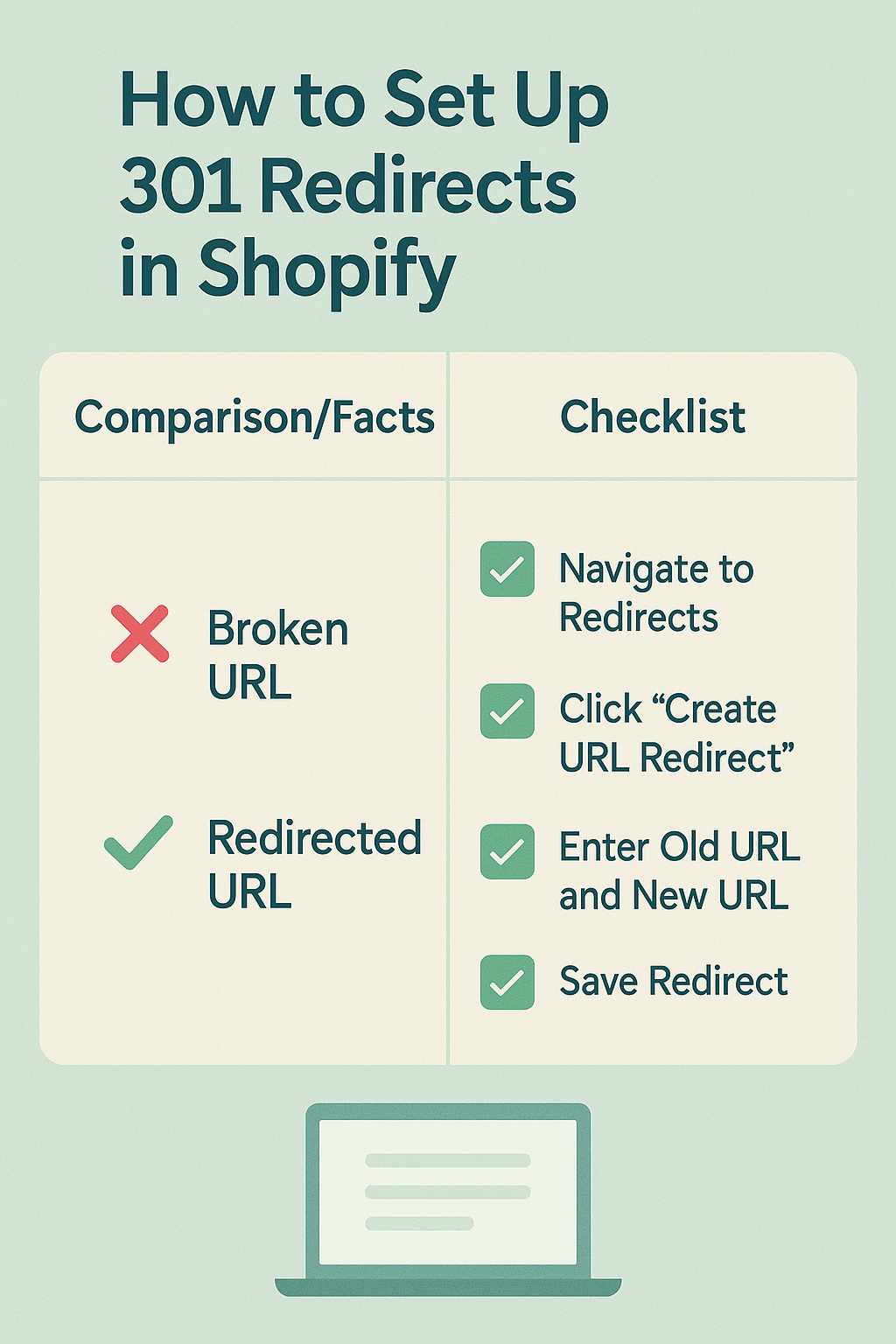 How to Set Up 301 Redirects in Shopify