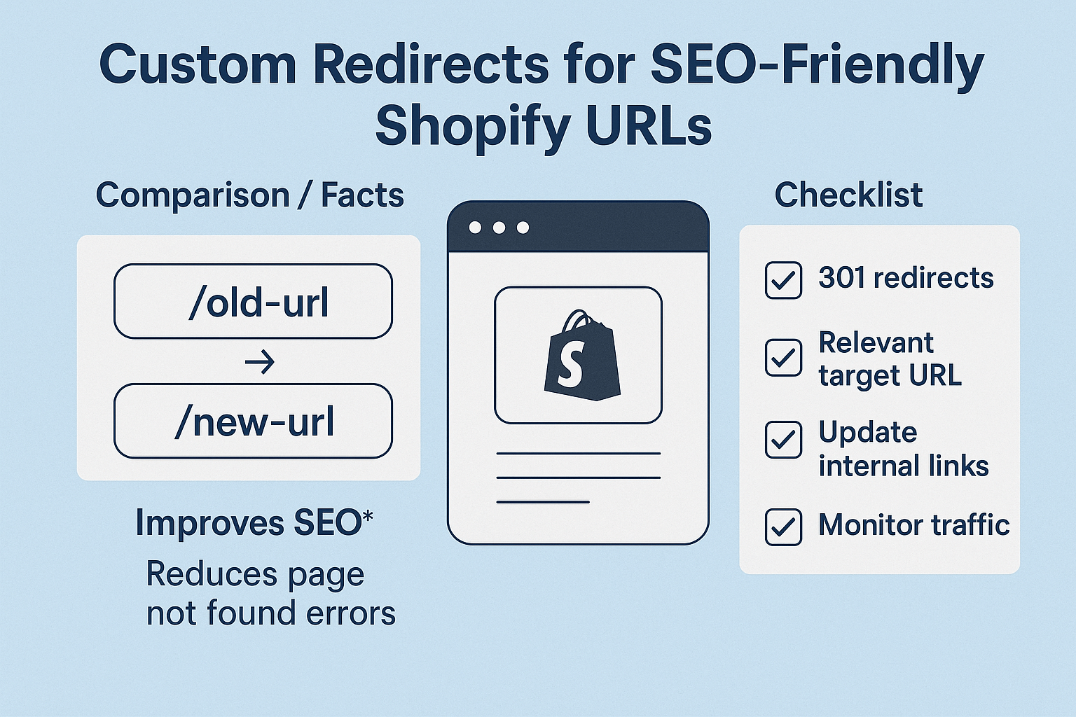 Custom Redirects for SEO-Friendly Shopify URLs