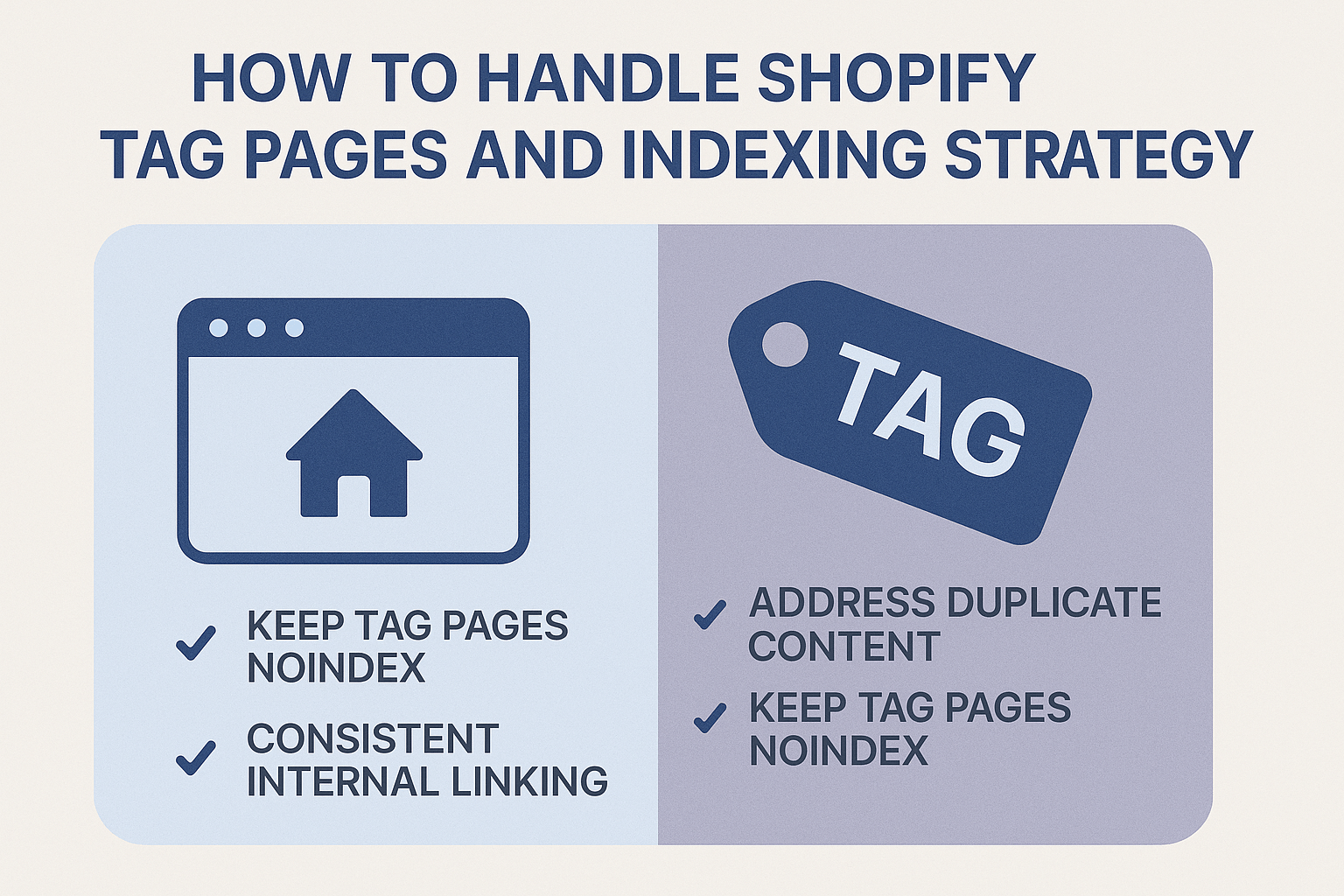 How to Handle Shopify Tag Pages and Indexing Strategy