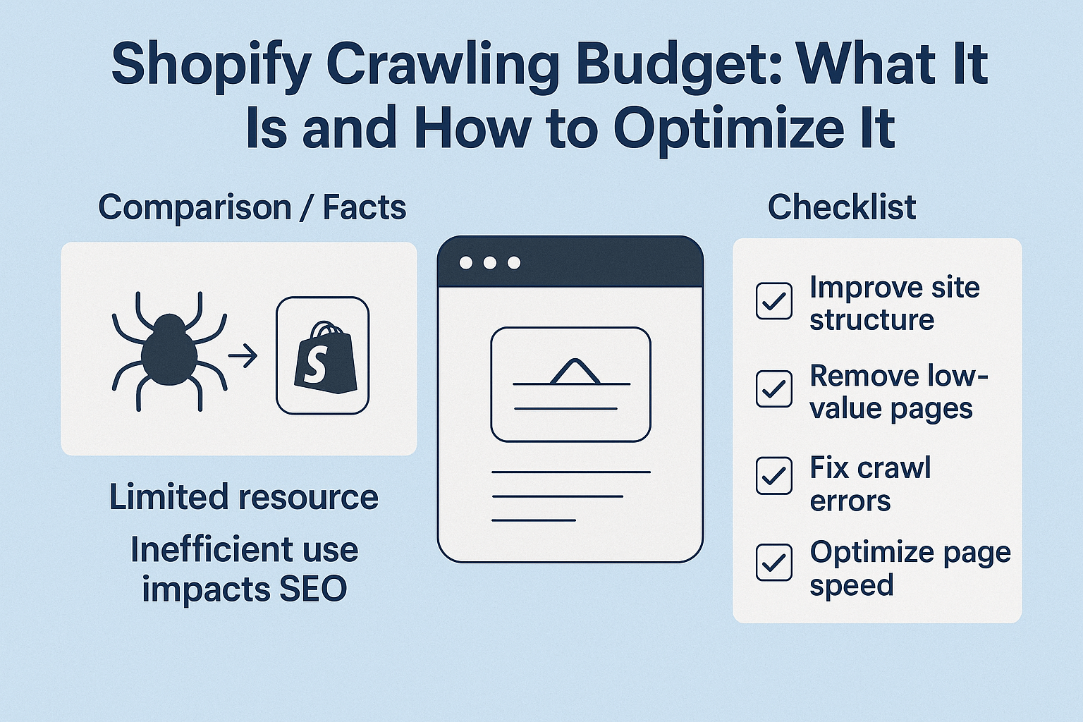 Shopify Crawling Budget: What It Is and How to Optimize It