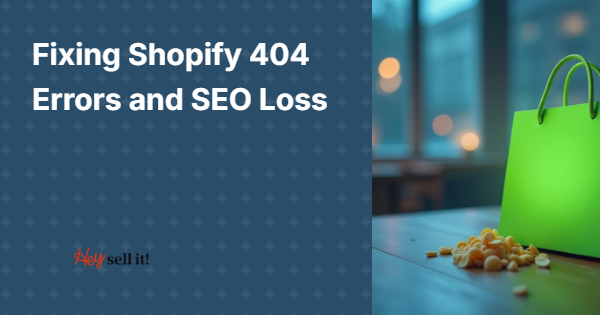 Fixing Shopify 404 Errors and SEO Loss: Your Complete Recovery Guide