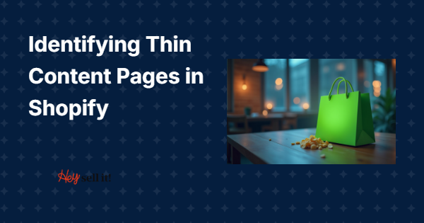 Identifying Thin Content Pages in Shopify: The Hidden SEO Killer Destroying Your Store's Rankings