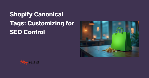 Shopify Canonical Tags: Customizing for SEO Control